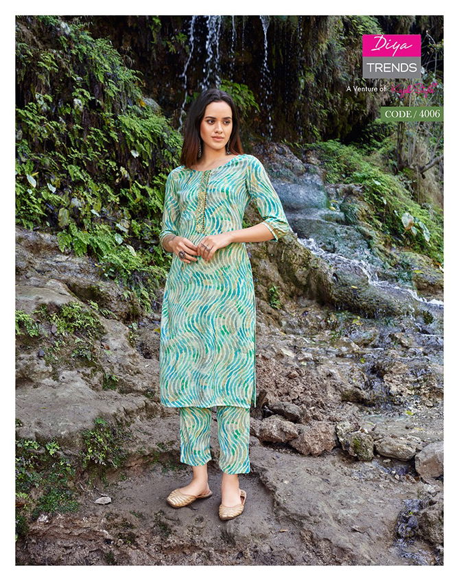 Celebration Vol 4 By Diya Kurti With Bottom Catalog